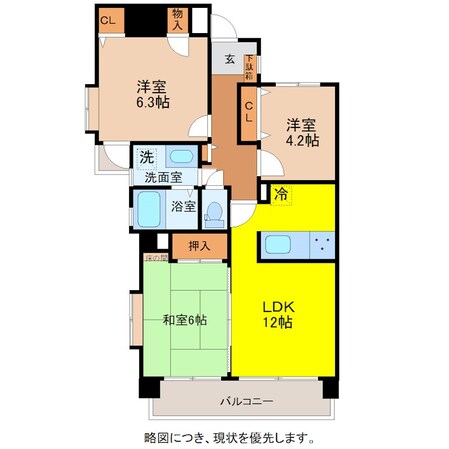 ダイカンプラザの物件間取画像